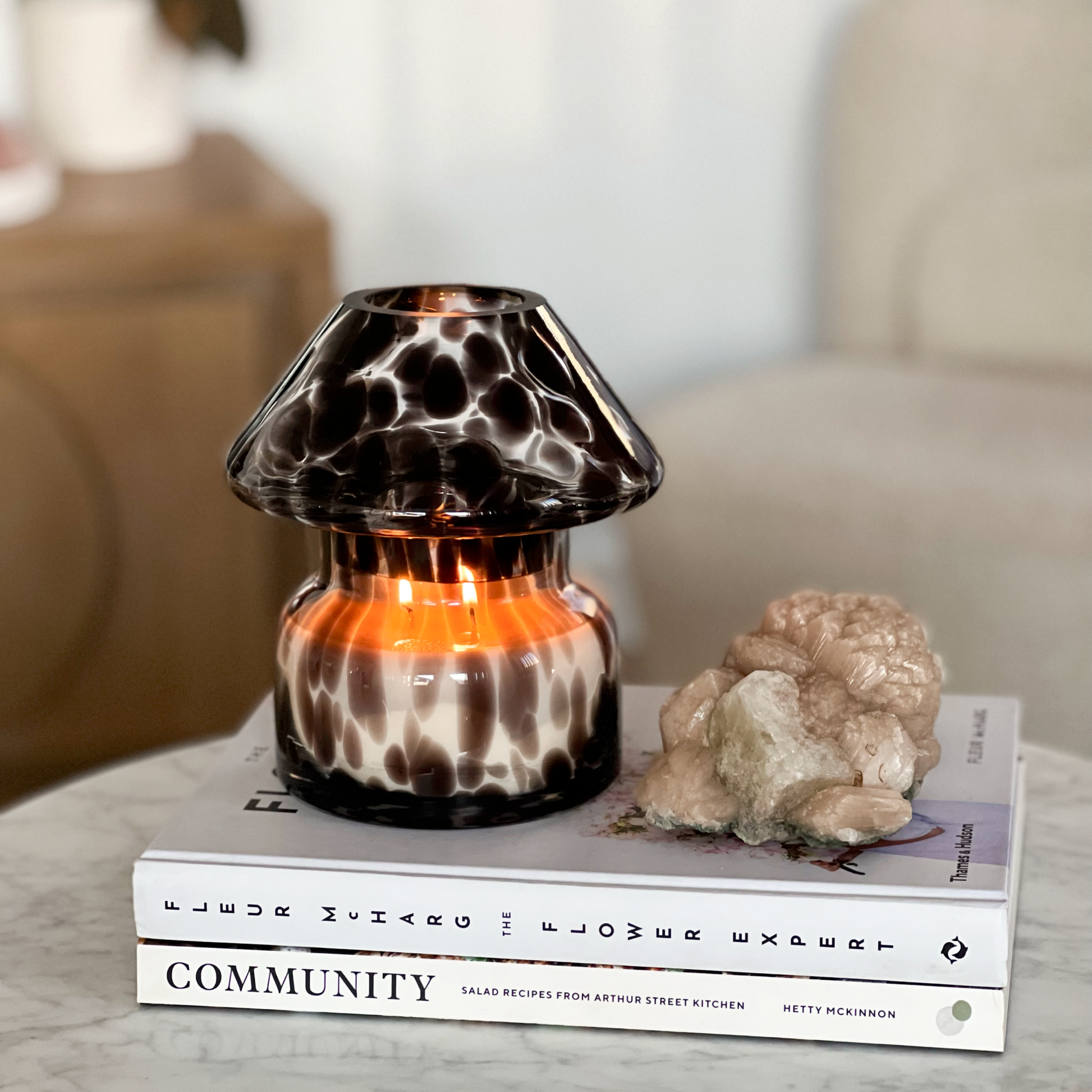 Magic Mushroom Candle Lamp